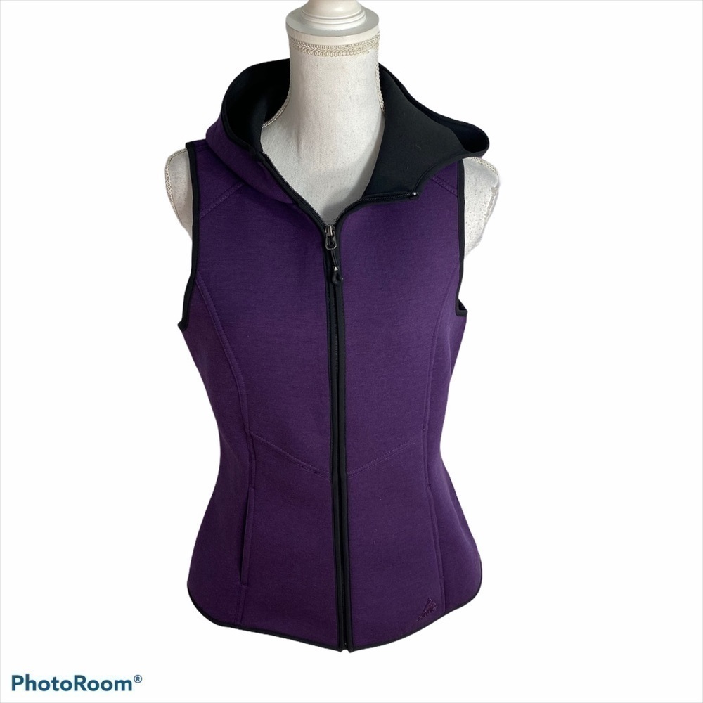 Gerry Scuba Knit Hooded Vest Small Women’s Zip